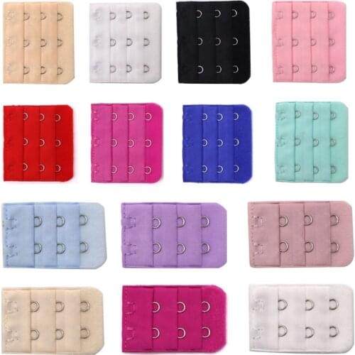 3/4pcs Women Bra Extenders Extension Adjustable Bra Belt Buckle Bra Extender Female Replacement Intimates Accessories