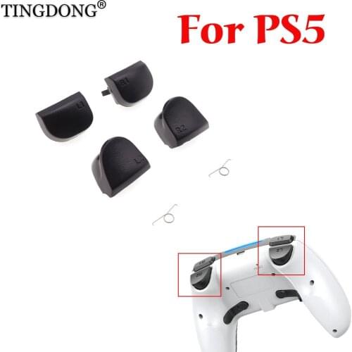 50 sets for L1 R1 L2 R2 spring button Replacement for PS5 controller for PS5 complete button repair kit