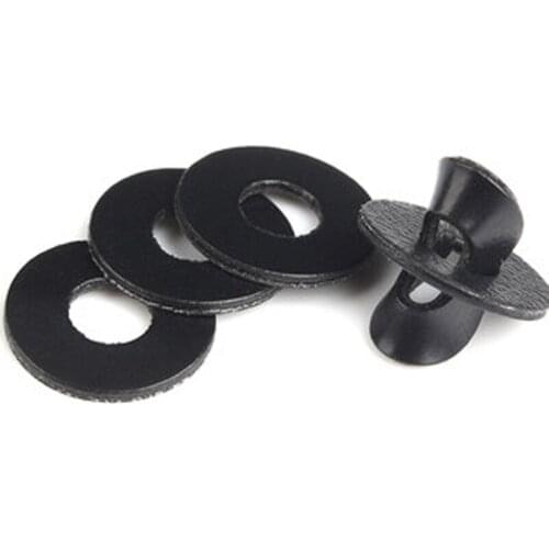 50Pcs M5 M6 M8 M10 Black Soft PVC Washers Seal Plastic Thin Washer waterproof Insulation Gasket 8mm-20mm OD 0.5mm-1mm thick