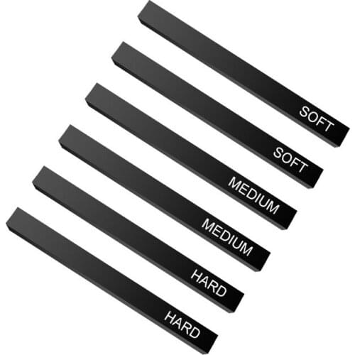 6pcs/lot environmentally-friendly selected sketch charcoal strips for artist sketches and graffiti 2H/HB/2B/4B/6B/8B