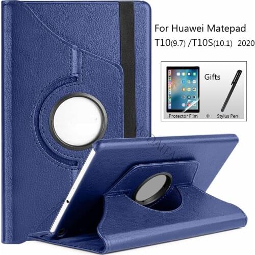 Case for Huawei MediaPad T10 T10S 360 Rotating Case Stand Cover for Huawei MatePad T10 S 10.1" 9.7" AGS3-L09/W09 AGR-L09/W09