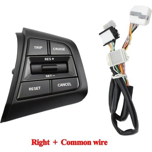 Steering Wheel Cruise Control Button Switch For H yundai Creta Ix25 2019 Remote Control Volume Button Right Side Blue backlight