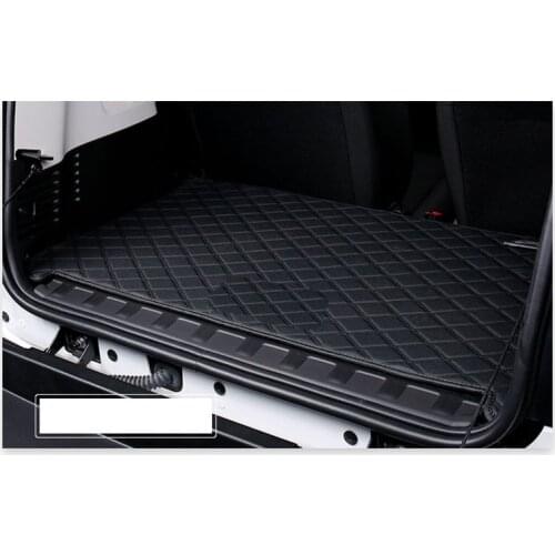 Leather car trunk mat cargo liner for smart fortwo 2015 2019 2020 forfour accessories 453 w453 a453