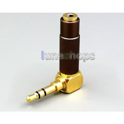 LN006284 L 2.5mm TRRS Balanced Female to 3.5mm Stereo male Earphone Audio Adapter Cable Earphone Adapter
