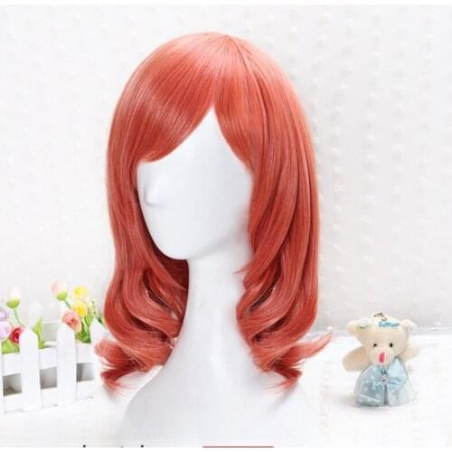 LoveLive! Love Live Maki Nishikino Short Red Heat Resistant Cosplay Costume Wig + Track + Cap