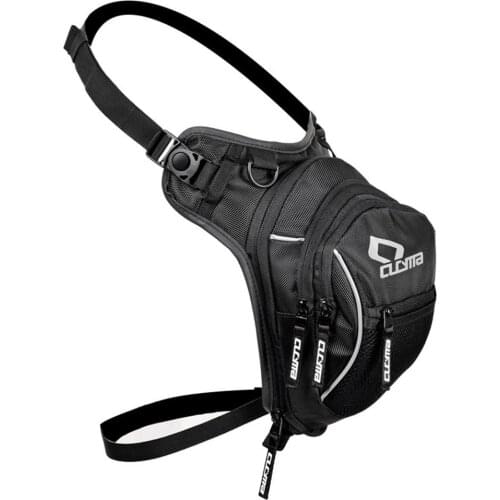 Motorcycle Drop Leg Bag Hip Waist Pouch Waterproof Outdoor Casual Pack Motorcycle Bicycle Black Croosbody Bag