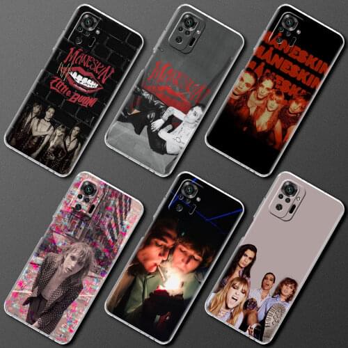 Soft Clear Case For Xiaomi Redmi Note 10 9 Pro 9S 8 10S 7 8T 9C 7A 8A 9T K40 Silicone Phone Cover Fundas Maneskin Shell Housing