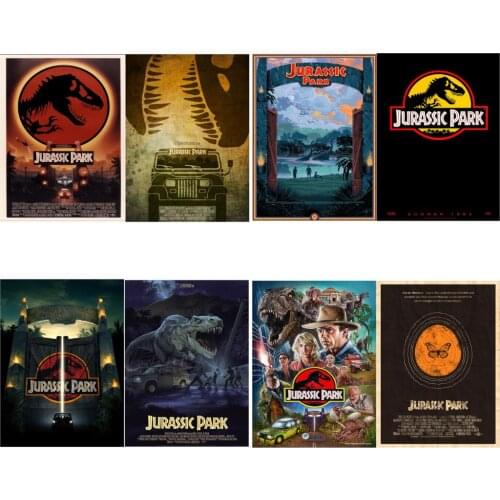 Jurassic Park Posters White Coated Paper Prints Modern Style Wall Stickers Home Decoration support drop shipping