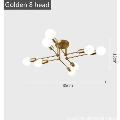 Modern led chandelier magic bean E27 chandelier Nordic kitchen living room bedroom interior decoration Chandelier