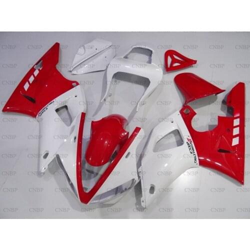 YZF1000 R1 2000 - 2001 Full Body Kits for YAMAHA YZFR1 00 Body Kits YZF1000 R1 2001 Red White Abs Fairing