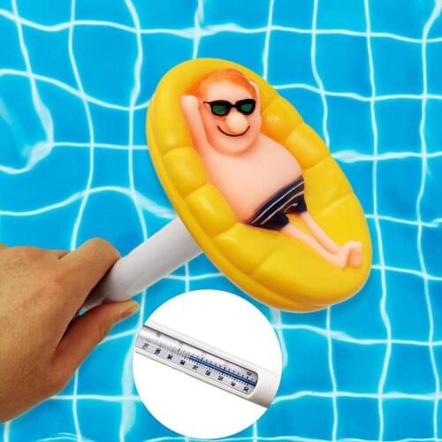 Funny Floating Swimming Pool Thermometer Rope Pond Spa Hot Tub Temperature Meter
