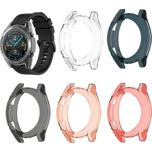 TPU Protective Case Anti-Scratch Watch Cover for HUAWEI Watch GT/GT 2 42mm 46mm Accessories