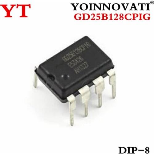 2pcs/lot GD25B128CPIG 25B128CPIG 128Mbit 16MB DIP8 BIOS