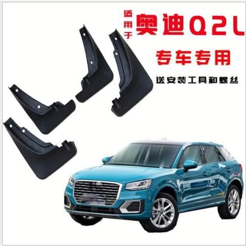 4PCS special for AUDI Q2L 2018 AUTO Mudguards car fender Mud Flaps Mudflaps