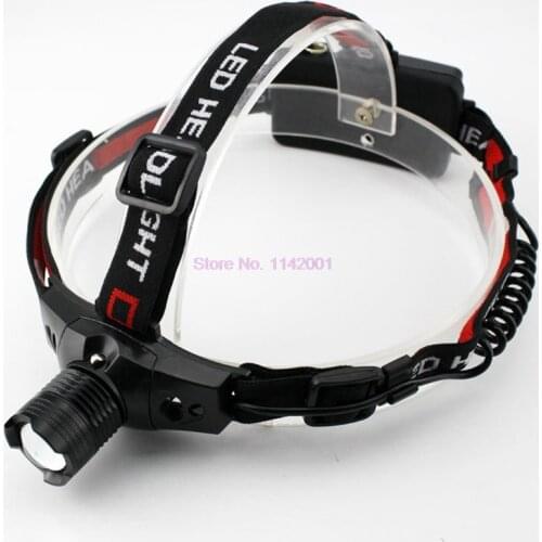 50pcs Mini Q5 LED Headlight Headlamp Head Lamp Light Zoomable Zoom in out