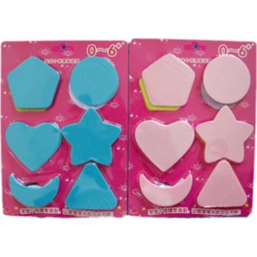 6 Pcs Heart Round Pattern Stencils Barber Hair Trimmer Mold Children Kids DIY Salon Cool Hair Styling Tool Hair Tattoo Template