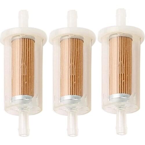 695666 Fuel Filter for 845125 691035 5065 5065D 5065K 493629 MTD Craftsman Troy Bilt Lawn Mower Tractor (Pack of 3)