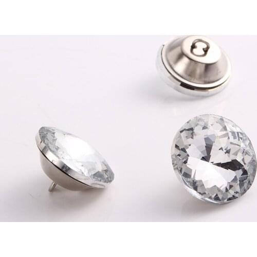 770PCS/LOT) 22MM Redbud Newhot DIY Round Sparkly Rhinestone Button For Sofa Accessories