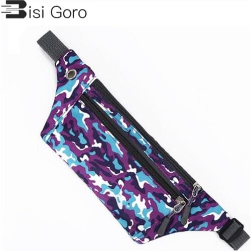 BISI GORO Unisex Camouflage Belt For Women Banana Pouchm 2021 Money Phone On Handy Bumbag Motion Waistbag Fannypack Hip Bum