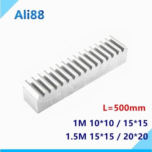 1pc 1M 10*10 spur rack pinion 1 Modulus High Precision Gear Rack steel Precision Transmission Spur Rack Gear linear guide Rail