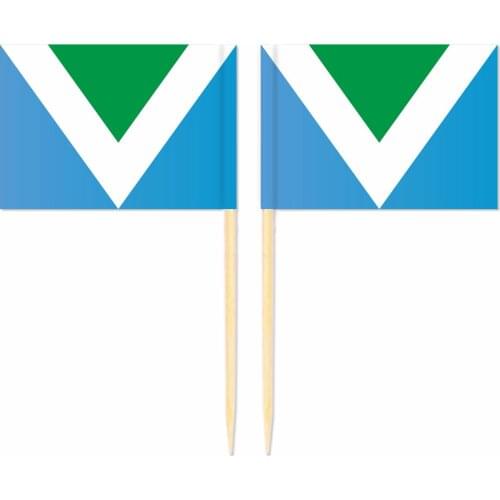 Vegan Toothpick Flag 3.5X2.5CM Cake Topper Party Cupcake Wedding Baby Shower Supplies Lovely Baking Dessert Decorations