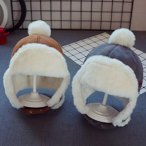 Cute Rabbit Ears Hat Toddler Infant Autumn Winter Knitted Caps For Children Baby Bunny Beanie Hats Accessories Photography Props