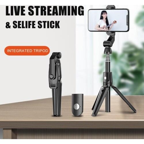 ANDIDUN Bluetooth Selfie Stick Phone LIVE Fill Light Desktop Stand Tripod Integrated Remote Stand