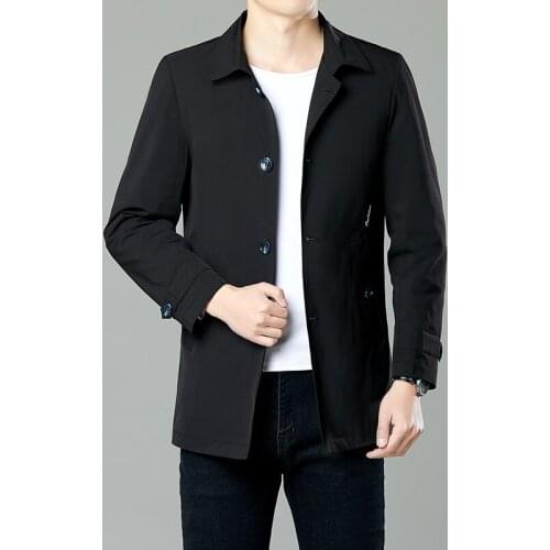 Spring and autumn mens short windbreaker youth slim solid color jacket Korean edition students versatile trend personality coat