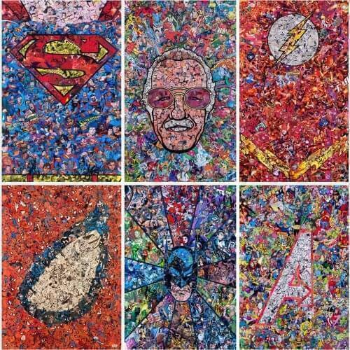 Disney Series 5D DIY Marvel Hero Spiderman Diamond Painting Mosaic Embroidery Set High Quality Handmade Gift