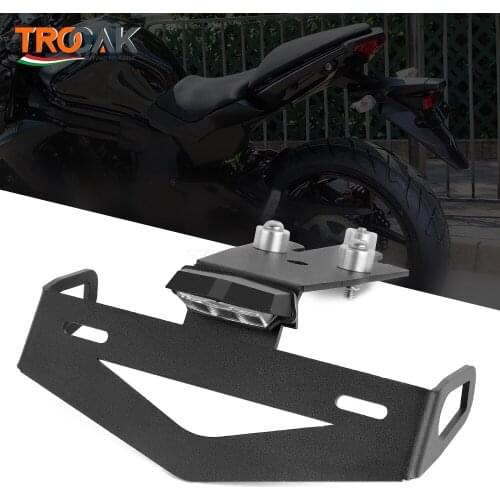NEW Motorcycle License Number Plate Frame Holder Bracket With Light For KAWASAKI ER-6N ER-6F NINJA 650 ER6N ER6F ER6N 2012-2017