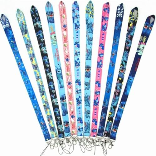 Wholesales 30 Pieces/lot Top Quality Unisex Cartoon Mobile Phone Strap Cute Anime Keychains Neck Lanyard ID Card Badgr Holder