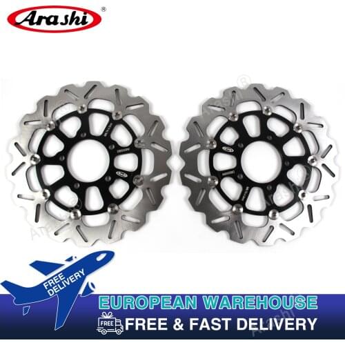 Ship From France CNC Floating Front Brake Rotors Disc For KAWASAKI ZX10R 1000 2008-2015 / GTR 1400 2007-2016 / Z1000 2014-2015
