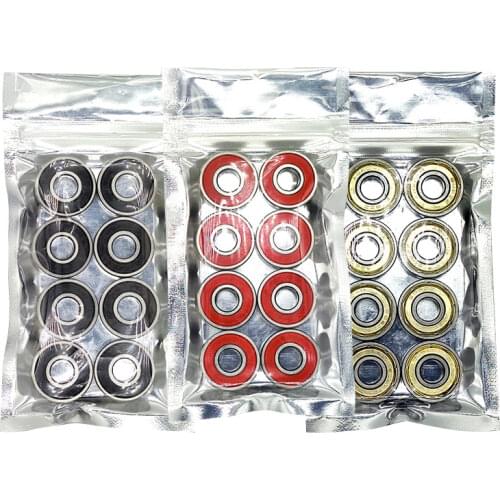 8pcs Pro 608RS ABEC-11 Bearings Roller Skate Scooter Snowboard Carbon Steel Mute Speed Inline Bearings Skateboard Bearing Supply