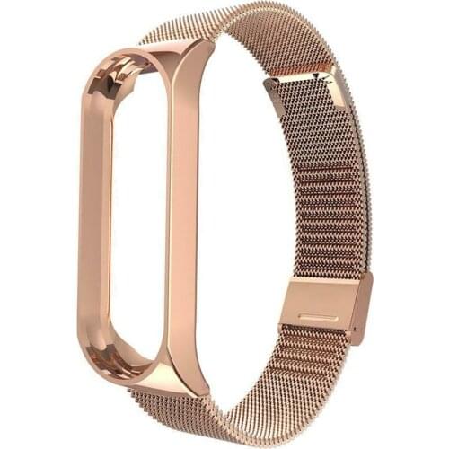 For Xiaomi Mi Band 3 4 Steel Strap Replacement Watch Wrist Band Fashion Stainless Steel Adjustable Watchbands For Xiaomi Band 4