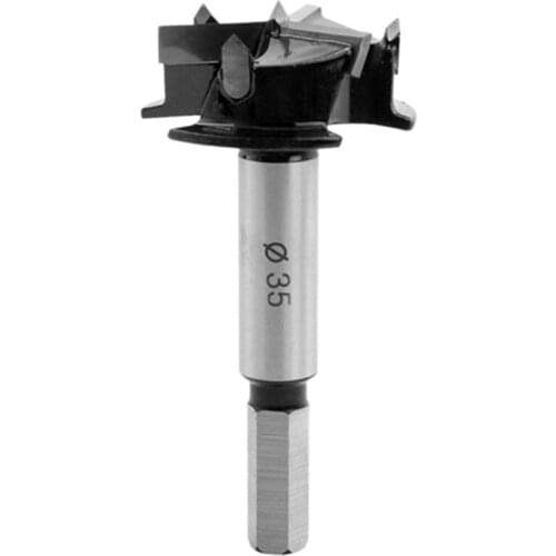 Three-Blade Woodworking Drill Bit Hole Opener Woodworking Drill Floor Board Perforated Hinge Hole Opener