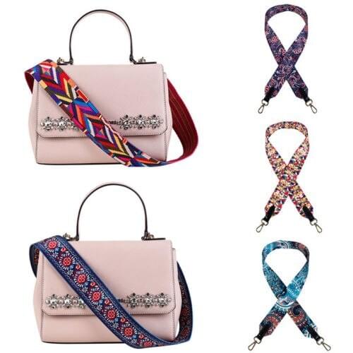 1 PC Replacement Handbag Bag Strap Handle Satchel Crossbody Shoulder Wallet Purse Colorful Straps