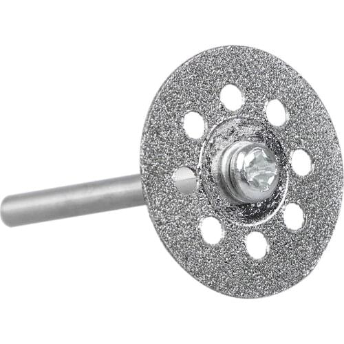 10pcs/set 22mm Drill Shank Diamond Saw Blades Mini Connecting Cutting Disc Rotary Tool Wheel