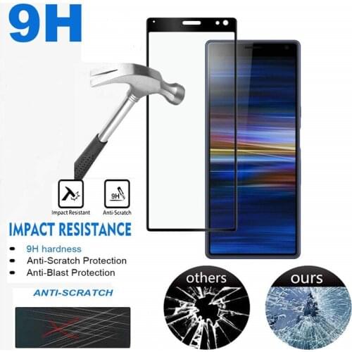 10pcs/lot For Sony Xperia L3 I3312 3D Full Cover tempered Glass Screen Protector for Sony Xperia L3 Glass Film