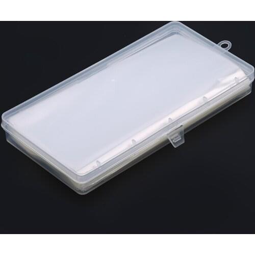 100pcs Money Page Of Paper Money Coin Album Coin Money Holders Transparent PVC Paper Money Banknotes With Box