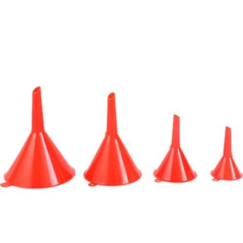 4Pcs/set Kitchen Funnel Colander Set for Car Oil Gas Fluids Auto Home Function Plastic Funnel Strainer Tool Accessories