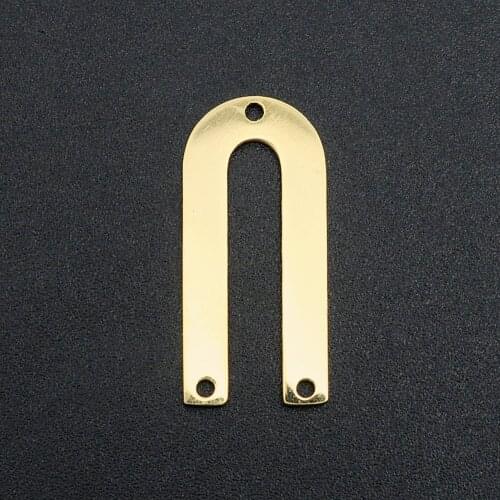 5pcs/lot 100% Stainless Steel Doorway Geometric DIY Earring Charm Connector Wholesale Accpet OEM Order