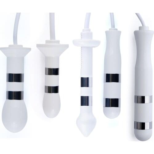 3 Pieces Anal Probes + 2 Pieces Vaginal Probes For Kegel Exercise Electronic Biofeedback Incontinence Therapy Use With TENS Unit