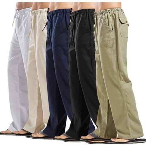 Mens Cargo Pants Mens Casual Multi Color Plus Size New Fashion Pants Men Outwear Army Straight Slacks Long Trousers 5XL 4XL