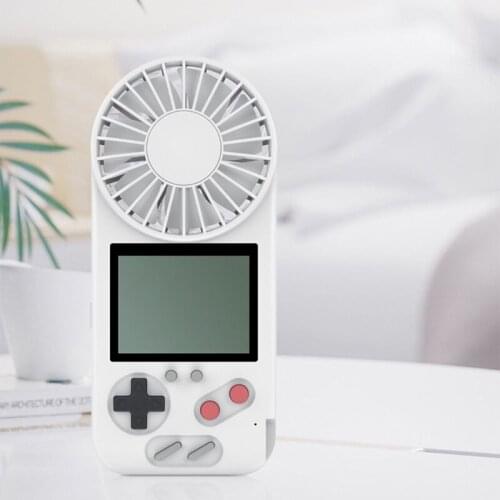 Retro Mini Game Console，Handheld Game Console, 500 Classical Games with USB Fan , 800mAh Rechargeable Battery