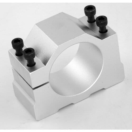 NEW Spindle Motor Brackets 52mm diameter cast aluminium bracket clamp for CNC engraving 400w 300w spindle 52mm clamps of spindle