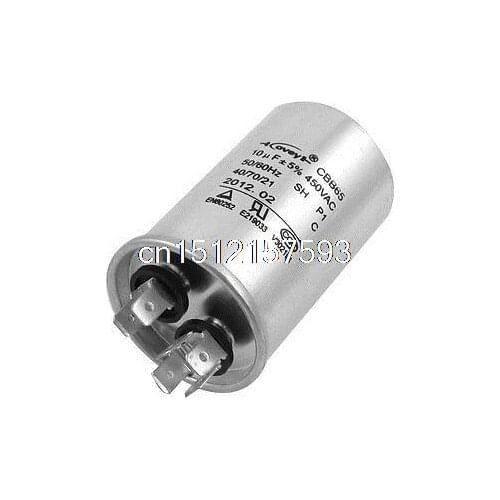 CBB65 450VAC 10uF Round Oil Filled Air Conditioning Motor Capacitor