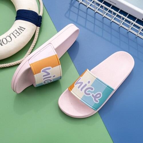 Summer Nice Indoor Home Home Couple Slippers Female Summer Outdoor Wear Trend New Fashion All-match Flip-flop Men