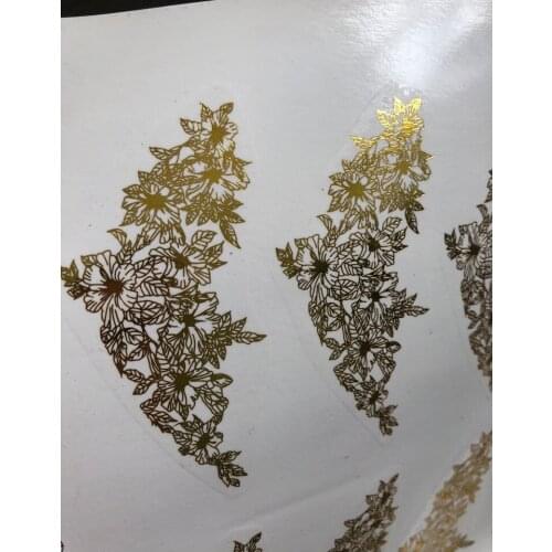 Custom gold color logo sports brands T shirt sports fitness clothing iron on heat transfer cloth heat transfer clothing labels