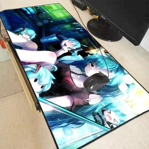 Mairuige Anime Girl 30x80cm Large Desktop Laptop Notbook Computer Keyboard Lock Edge Mouse Mat Gaming Mousepad for Dota LOL CSGO