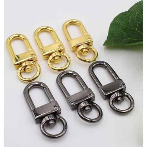 12mm Key Holder Swivel Trigger Lobster Clasp Snap Hook Key Chain Metal Key Chain Rings For DIY Craft
